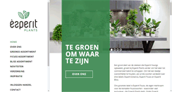 Desktop Screenshot of plant.esperit.nl